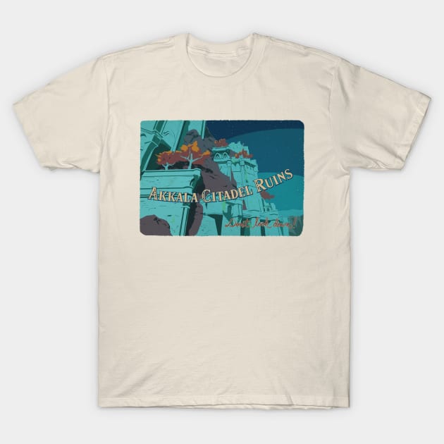 Akkala Citadel Ruins T-Shirt by budgebuttons